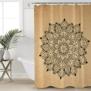 Concentric Lotus SWYL1619 Shower Curtain