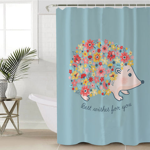 Image of Flowery Porcupine SWYL1620 Shower Curtain