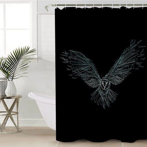 Image of Crystallized Owl SWYL1622 Shower Curtain