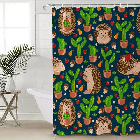 Image of Thorny Themed SWYL1623 Shower Curtain