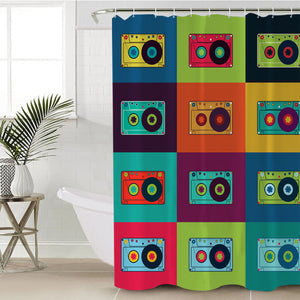 Cassette Profiles SWYL1635 Shower Curtain