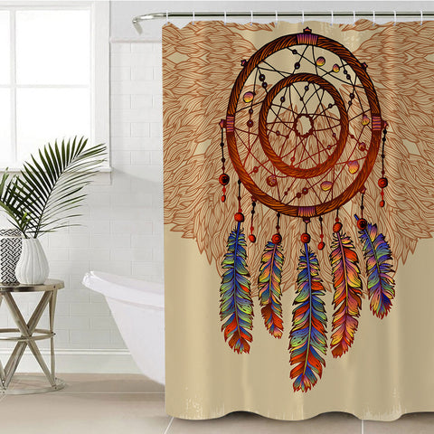 Image of Atomic Dream Catcher SWYL1639 Shower Curtain