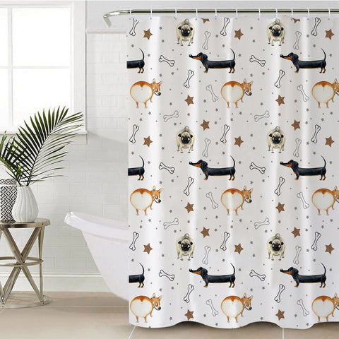 Image of Doggo SWYL1644 Shower Curtain
