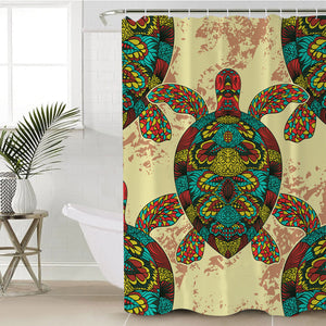 Turtle Pattern SWYL1650 Shower Curtain