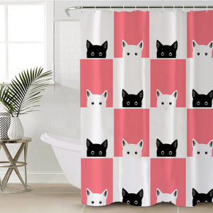 Hiding Cats SWYL1653 Shower Curtain