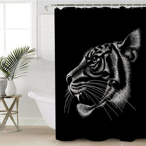 B&W Tiger SWYL1661 Shower Curtain