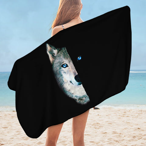 Image of Half Wolf SWYL1675 Bath Towel