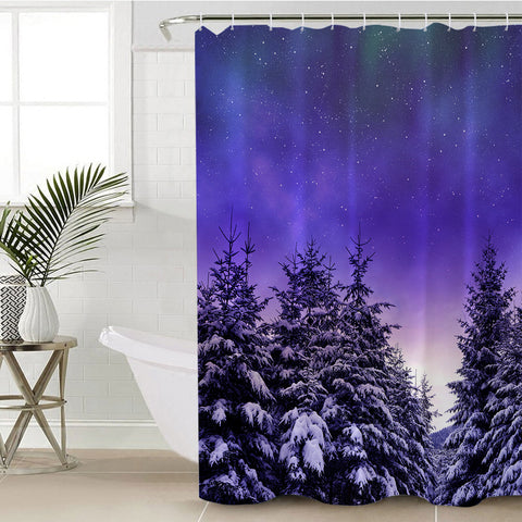 Image of Mystique Night Sky SWYL1741 Shower Curtain