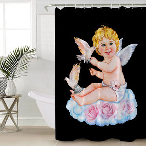 Cherub SWYL1742 Shower Curtain