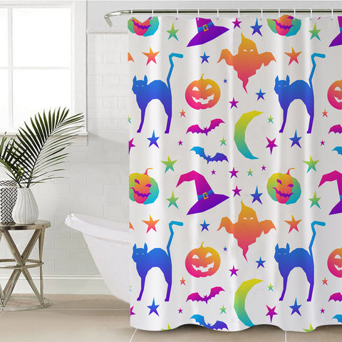 Image of Halloween Themed SWYL1748 Shower Curtain