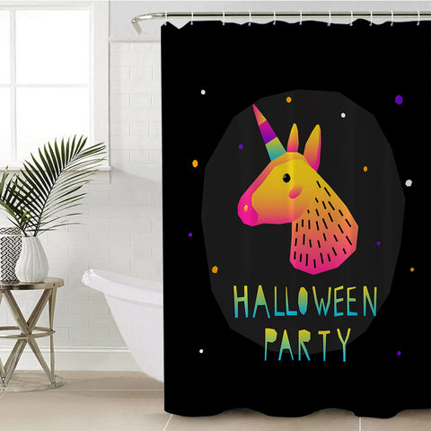 Image of Halloween Unicorn SWYL1753 Shower Curtain