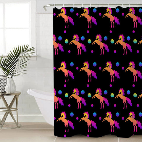 Image of Prancing Horse SWYL1754 Shower Curtain