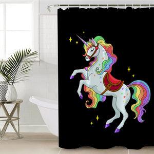 Prancing Unicorn SWYL1757 Shower Curtain