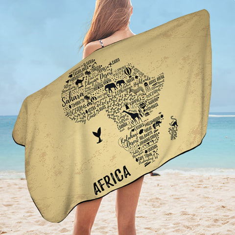 Image of Africa SWYL1760 Bath Towel