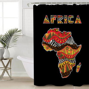 Stylized Africa SWYL1824 Shower Curtain