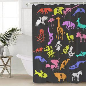 Animal Shadows SWYL1825 Shower Curtain