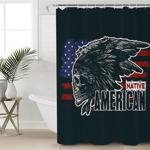 Image of Native American Style SWYL1826 Shower Curtain