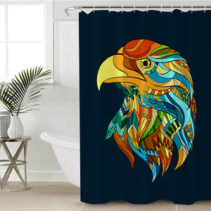 Stylized Hawk SWYL1827 Shower Curtain