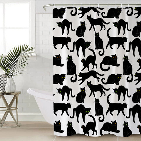 Image of A Cat Things SWYL1828 Shower Curtain