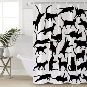 A Cat Things SWYL1834 Shower Curtain