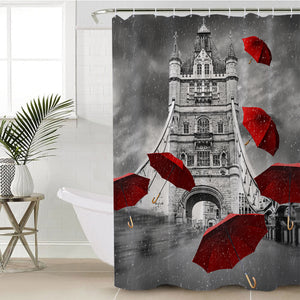 Rainy London SWYL1837 Shower Curtain