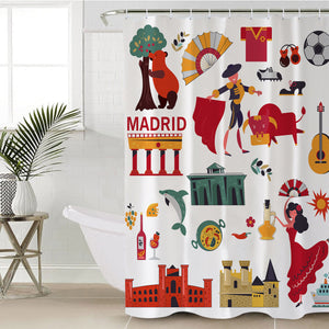 Madrid Icons SWYL1838 Shower Curtain