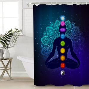 7 Chakras SWYL1841 Shower Curtain