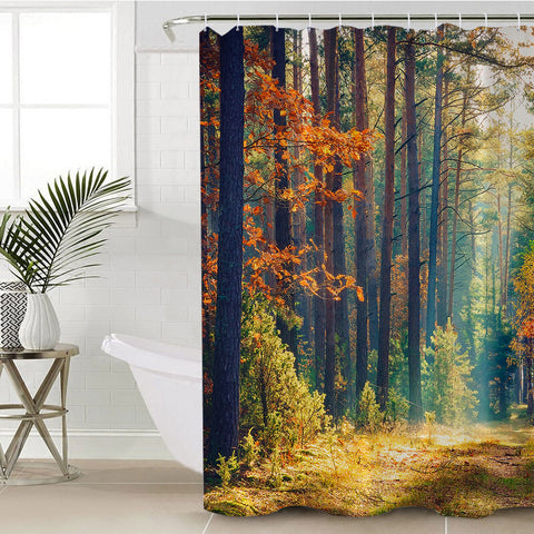 Image of Quiet Forest SWYL1892 Shower Curtain