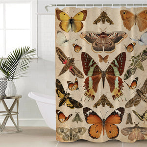Butterfly Collection SWYL1893 Shower Curtain