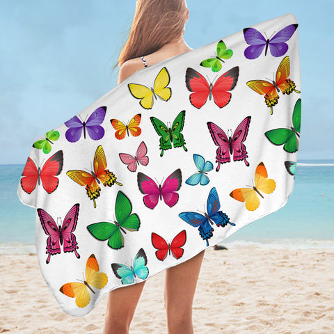 Image of Butterflies SWYL1898 Bath Towel