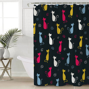 Glam Cats SWYL1900 Shower Curtain