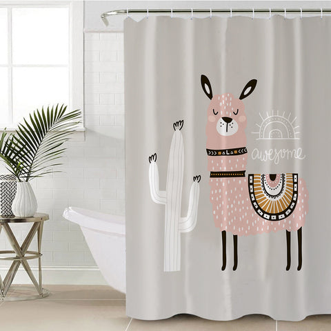 Image of Awesome Llama SWYL1904 Shower Curtain