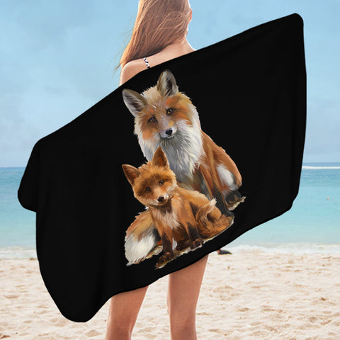 Image of Foxes SWYL1905 Bath Towel