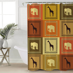 African Animals SWYL1994 Shower Curtain