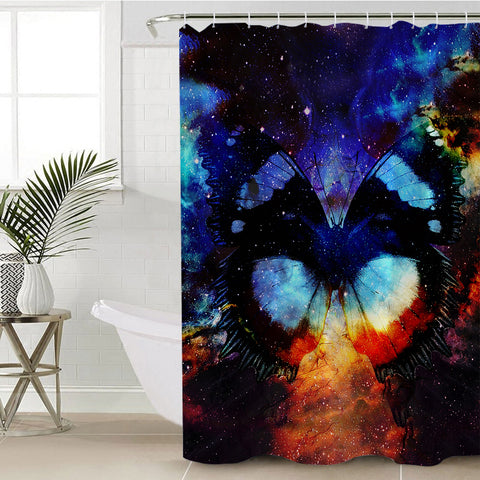 Image of Starry Butterfly SWYL2003 Shower Curtain