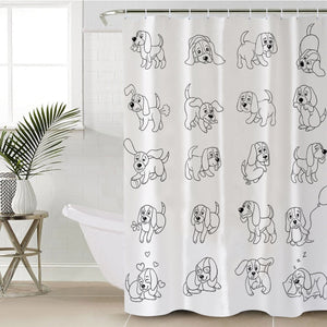 Puppy Pattern SWYL2006 Shower Curtain