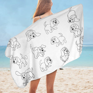 Puppy SWYL2006 Bath Towel