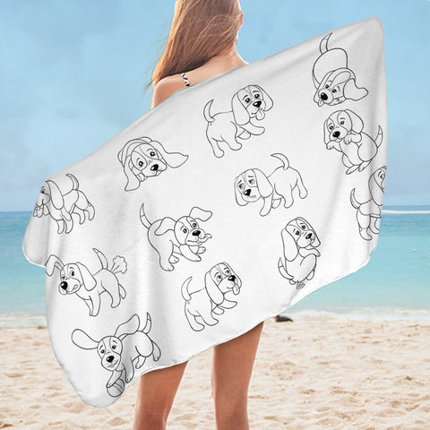 Image of Puppy SWYL2006 Bath Towel