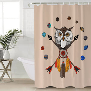 Planetary Owl SWYL2012 Shower Curtain