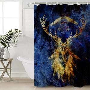 Holy Antlers SWYL2018 Shower Curtain