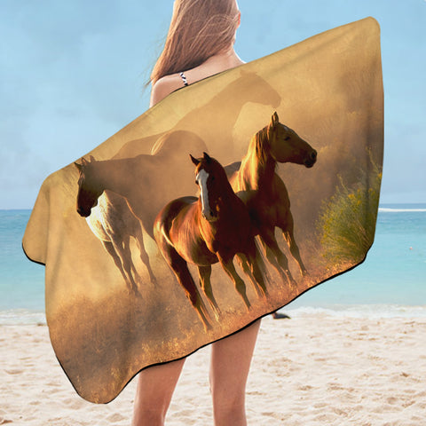Image of Horses SWYL2023 Bath Towel