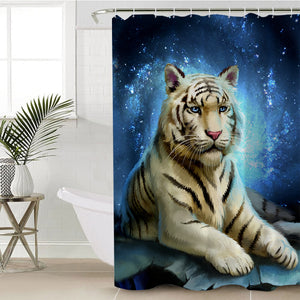 White Tiger SWYL2032 Shower Curtain