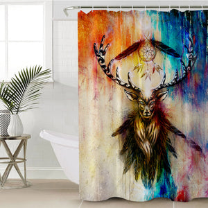 Antler Dream Catcher SWYL2042 Shower Curtain