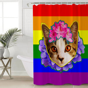 Pride Kitty SWYL2047 Shower Curtain