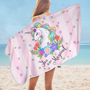 Magical Unicorn SWYL2048 Bath Towel