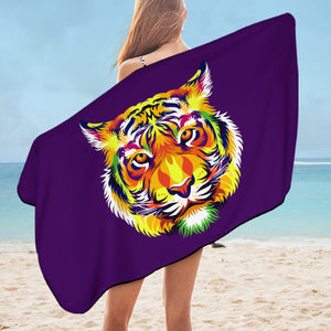 Tiger Purple SWYL2049 Bath Towel