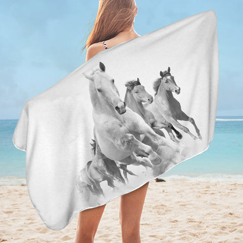 Image of Horse Drawing SWYL2055 Bath Towel