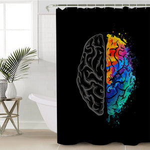 Cerebral Hemispheres SWYL2059 Shower Curtain