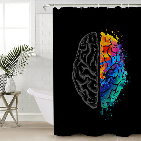 Image of Cerebral Hemispheres SWYL2059 Shower Curtain