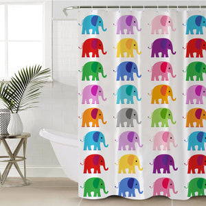 Elephant Patterns SWYL2061 Shower Curtain